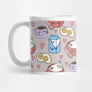 Kawaii Breakfast- off white Mug